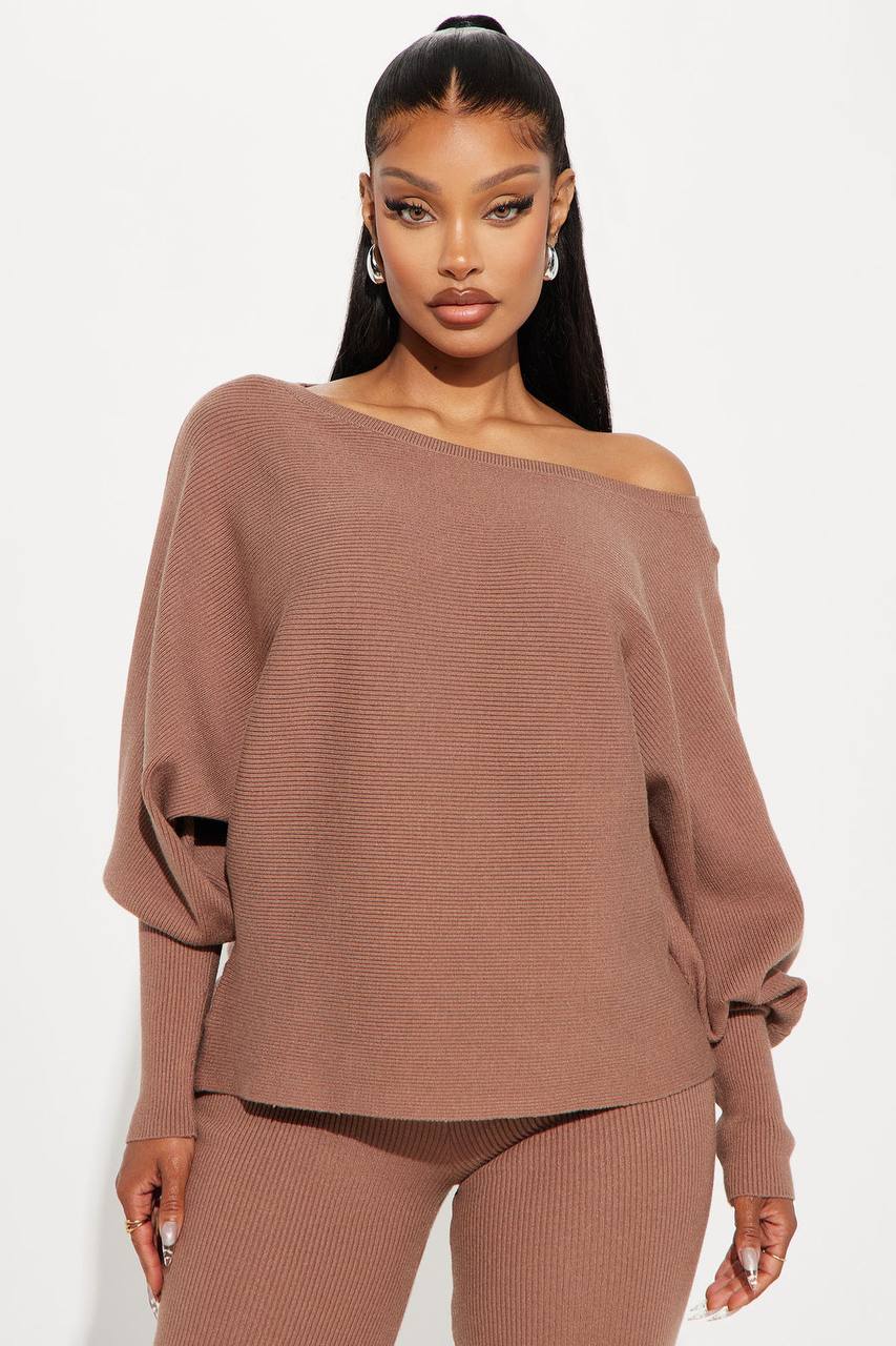 Mocha Sweater & Pant Set